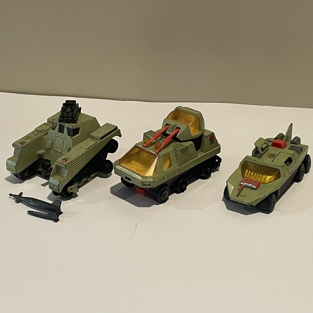 1977 Matchbox Battle Kings Lot Of 3 Vehicles  England‎ Parts/Repair